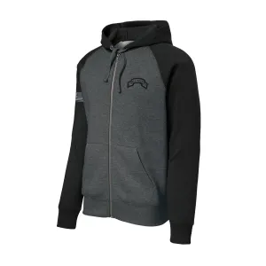 2nd Ranger Battalion Color Block Zip Up Hoodie