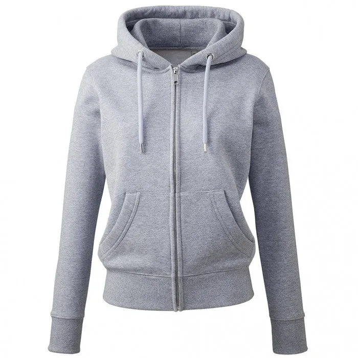 Anthem Womens/Ladies Organic Full Zip Hoodie