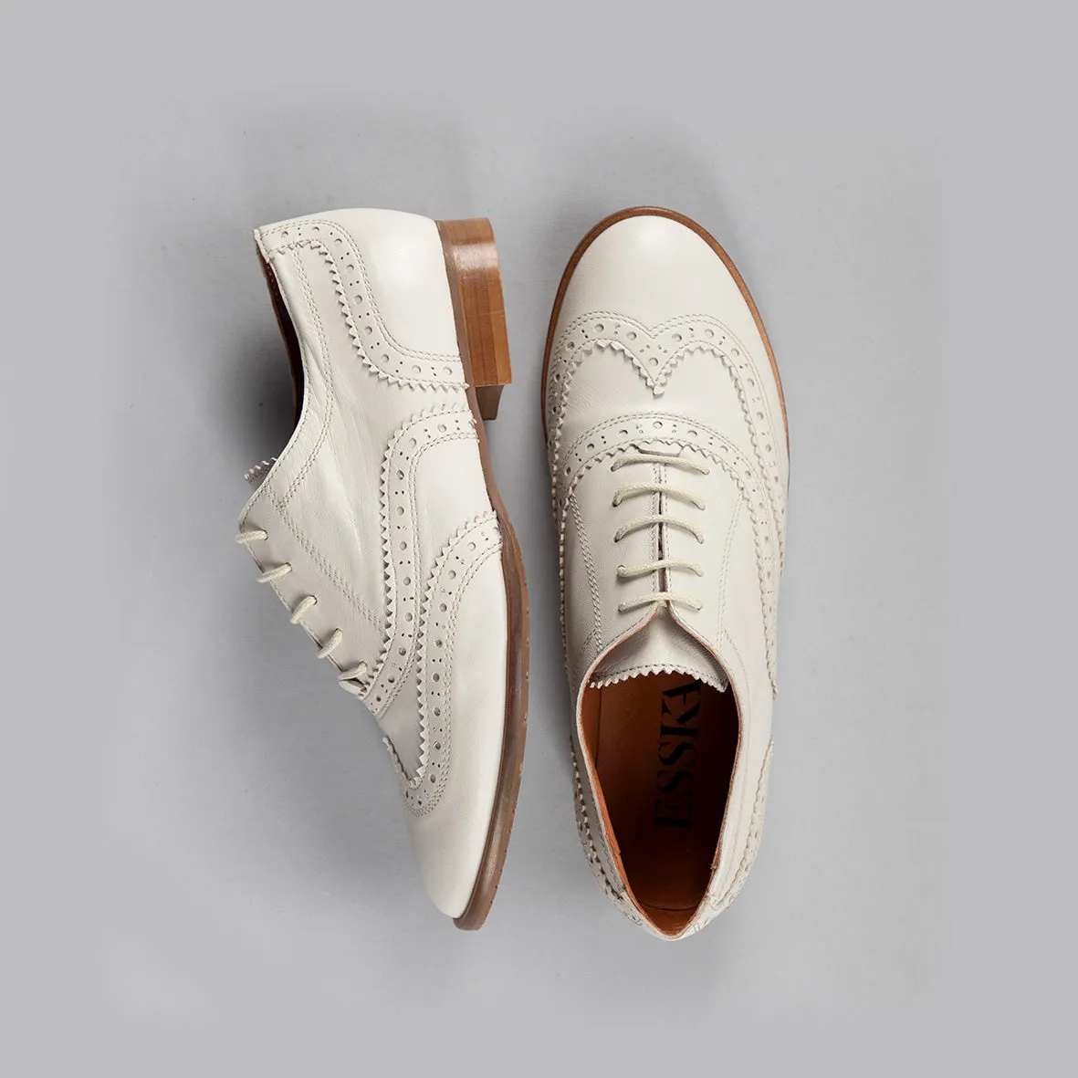 Austin White Leather