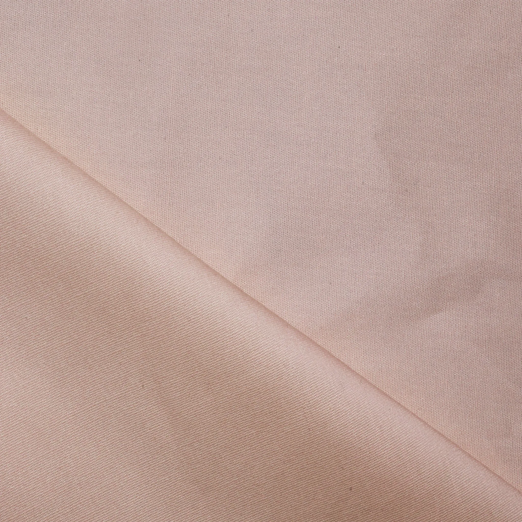 Baby Pink Poplin Stretch Woven Fabric