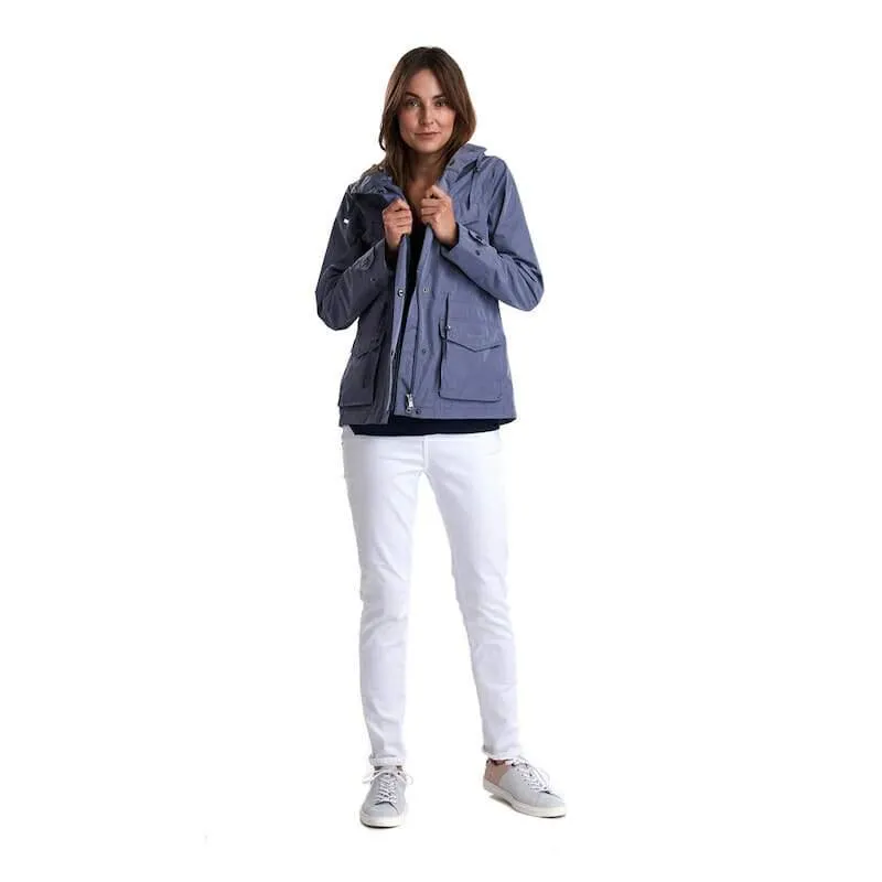 Barbour Aria Ladies Waterproof Jacket - Slate Blue