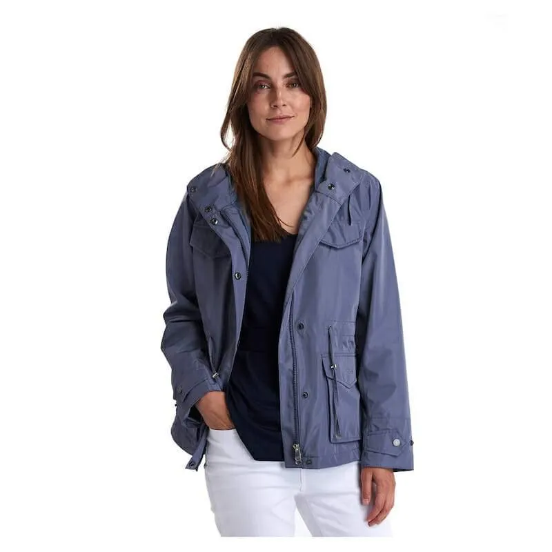 Barbour Aria Ladies Waterproof Jacket - Slate Blue