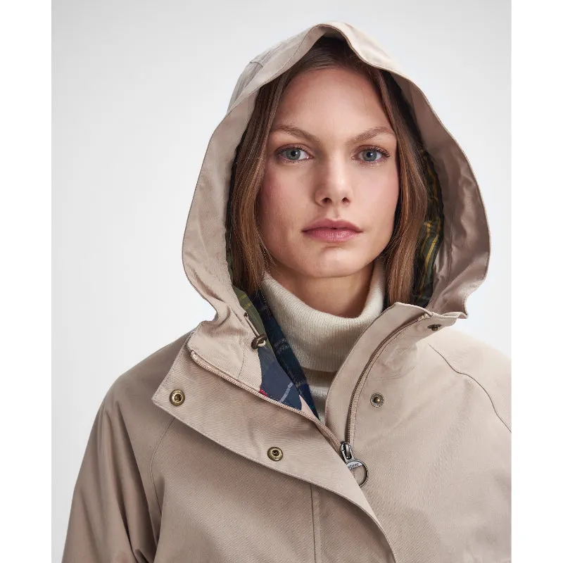 Barbour Winter Beadnell Waterproof Ladies Jacket - Sand Dune/Classic