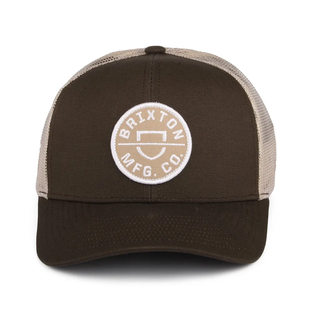 Brixton Hats Crest NetPlus MP Trucker Cap - Light Brown-Sand