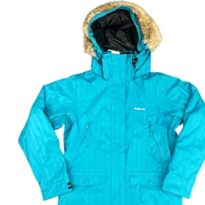 Destyn.Via Women's I Would I Will Snow Jacket - Ocean Blue