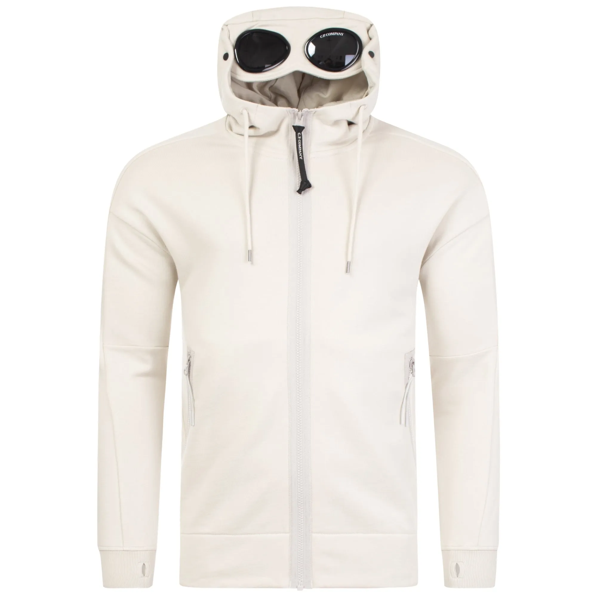 Diagonal Raised Fleece Goggle Hoodie