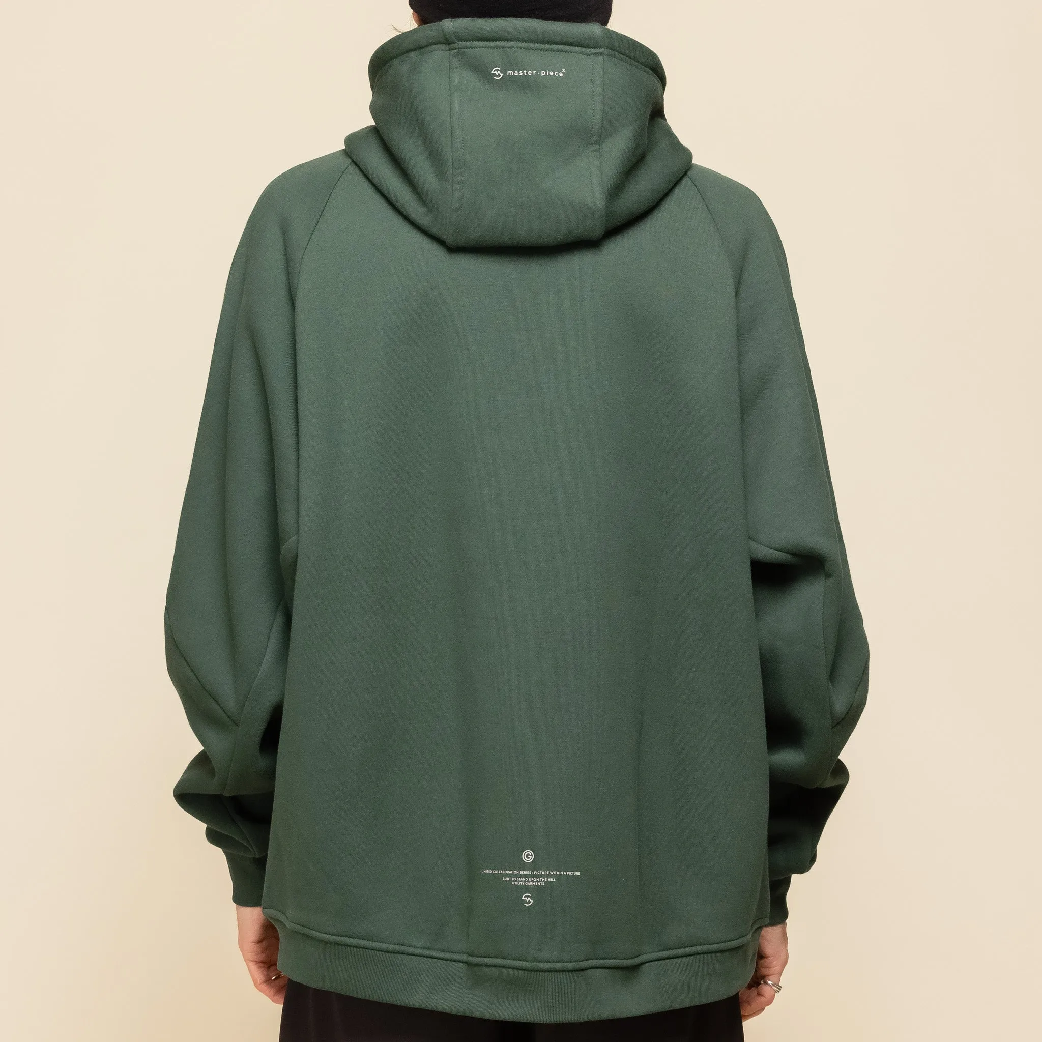 GOOPiMADE x Masterpiece - “MEquip-H3” Mantle Logo Hooded Jacket - Green