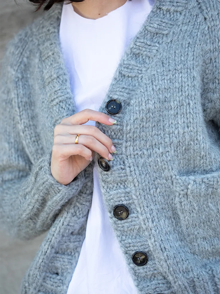 Grey Ingrid Cardigan