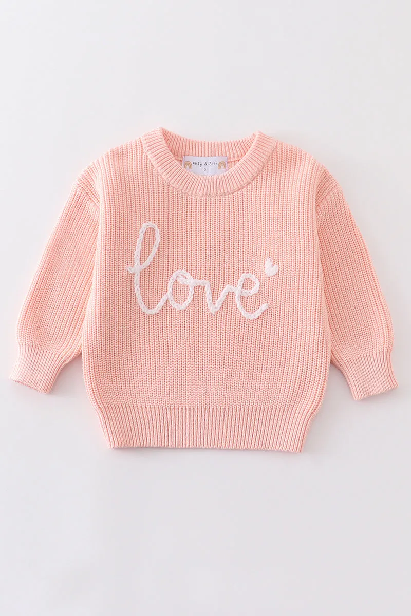 Hand made love sweater