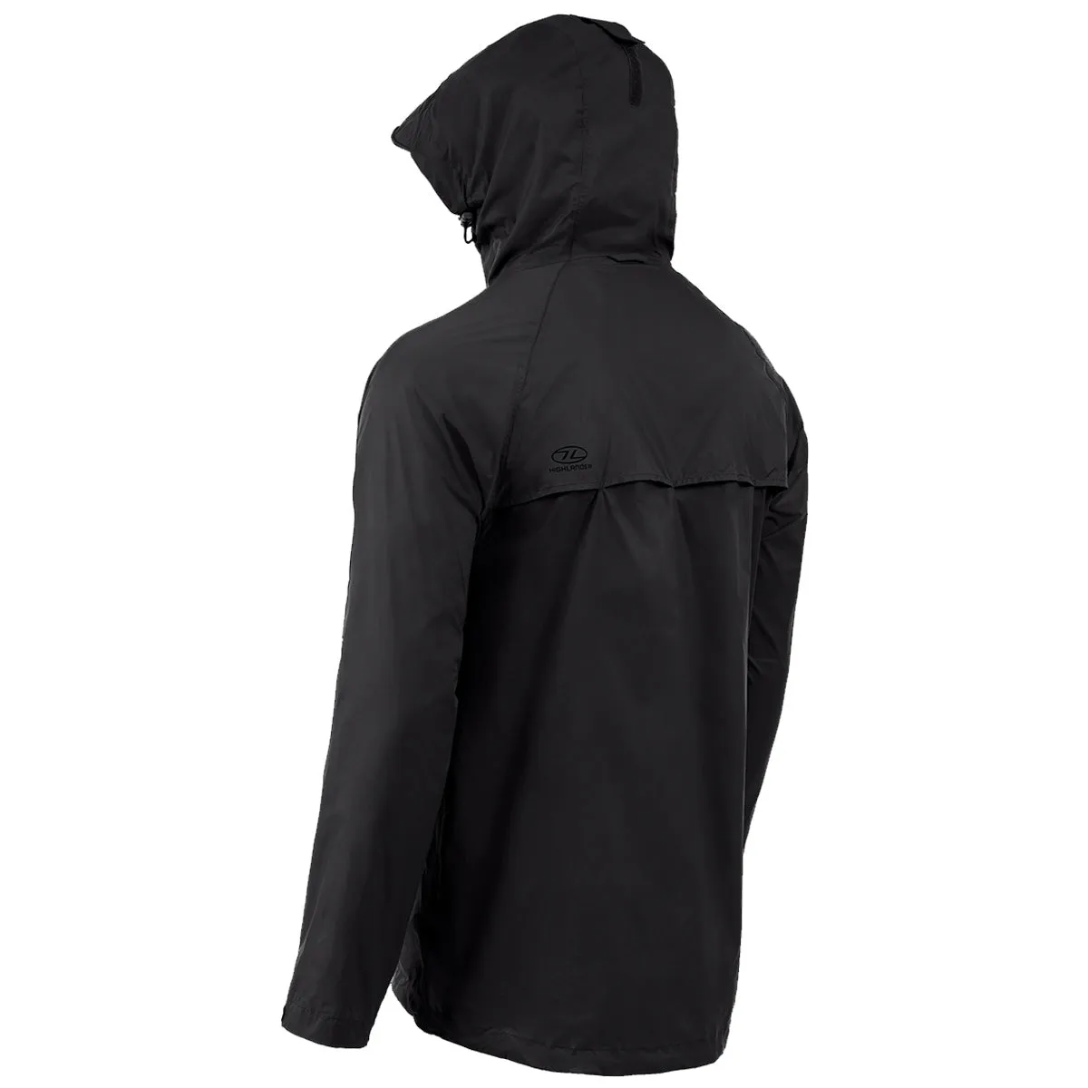 Highlander Stow & Go Waterproof Jacket Black