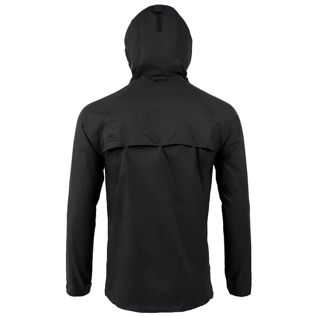 Highlander Stow & Go Waterproof Jacket Black