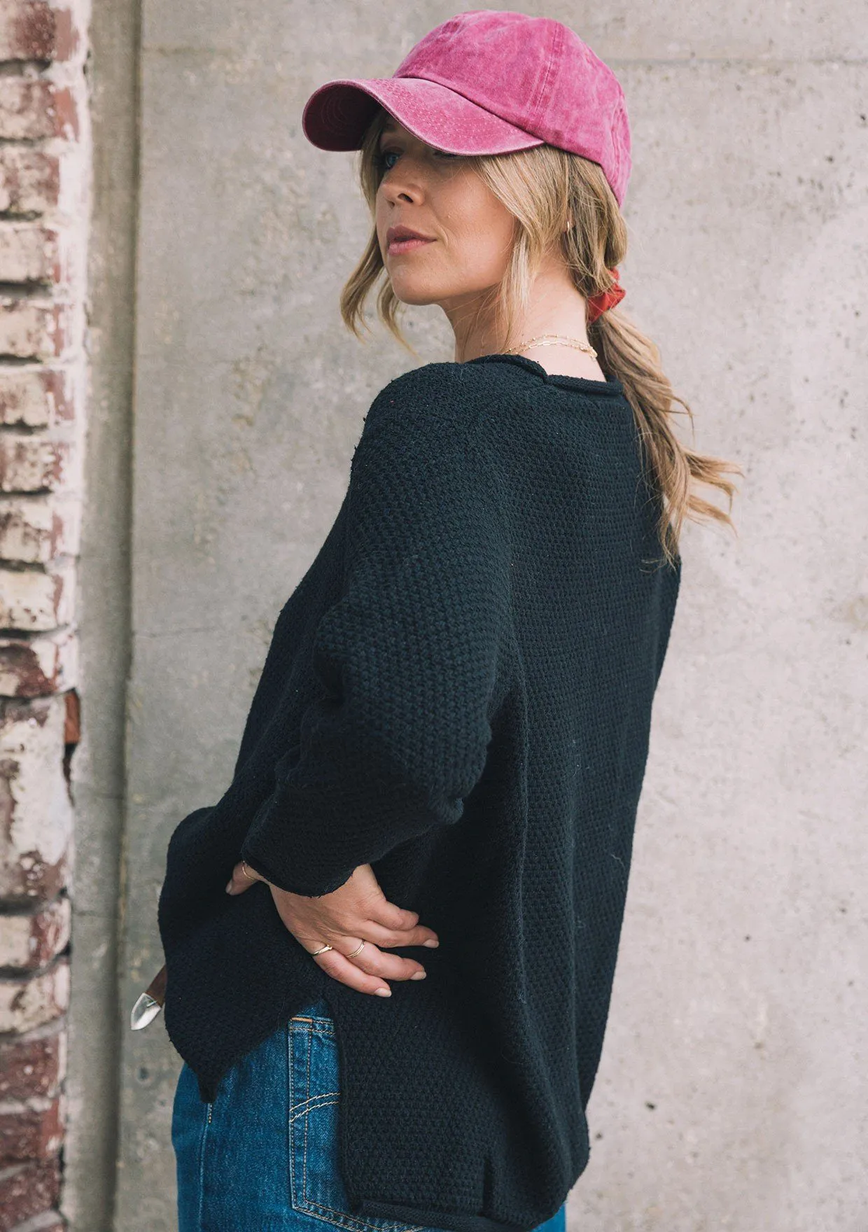 Honeycomb Rollneck Sweater