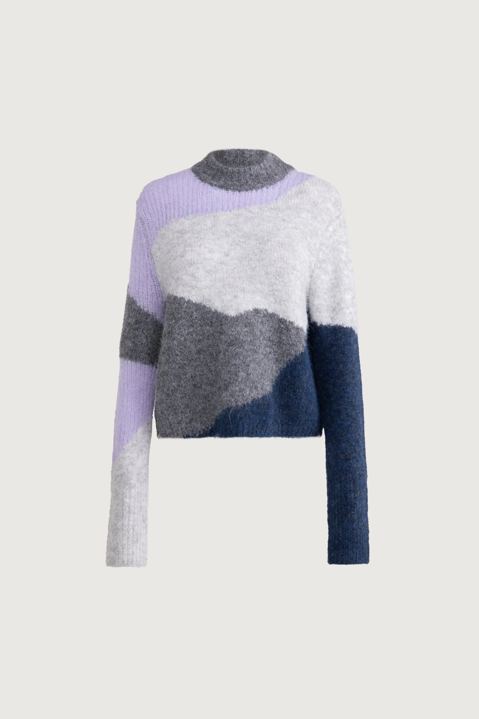 INTARSIA KNIT SWEATER