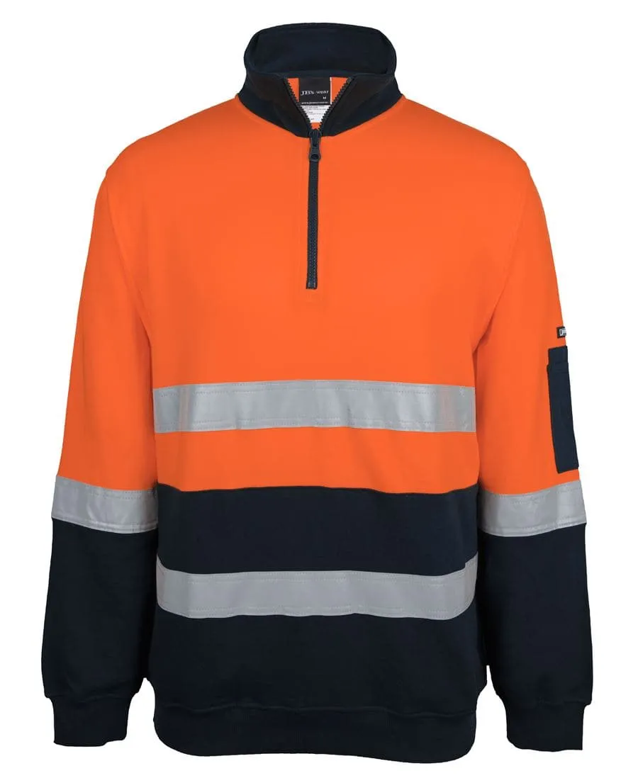 JB'S Hi-Vis 310 Cotton Day Night 1/2 Zip Fleece 6DVFM