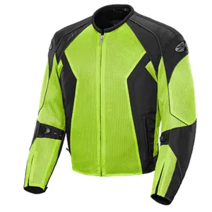 Joe Rocket Men’s Phoenix 6.0 Hi-Viz and Black Mesh Armor Jacket