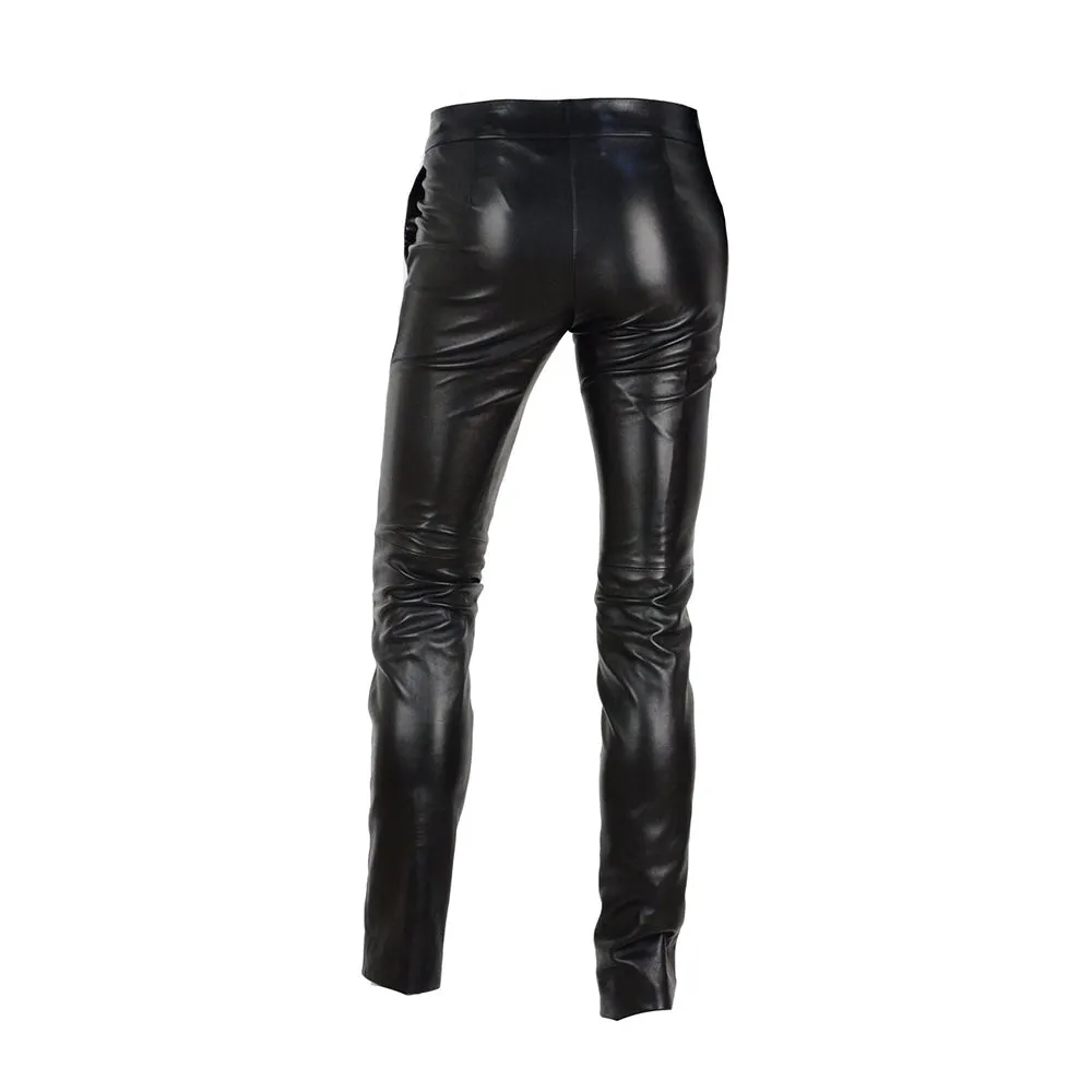 Leather Ladies Trouser Animated Skinny Fashion Wear