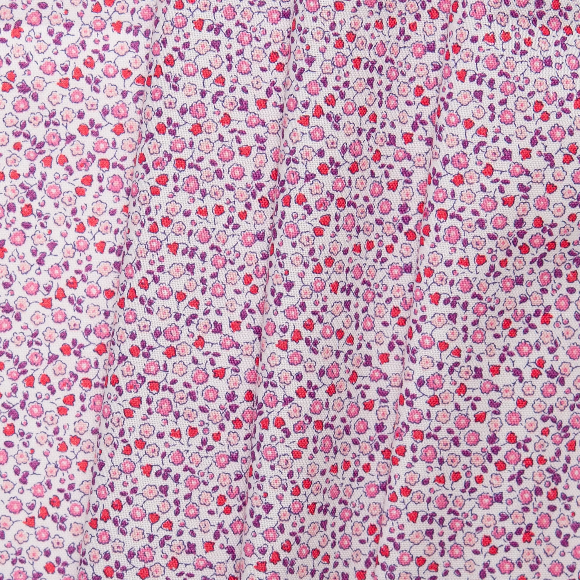 LIBERTY of PARIS Printed Cotton - Blooming - Pink