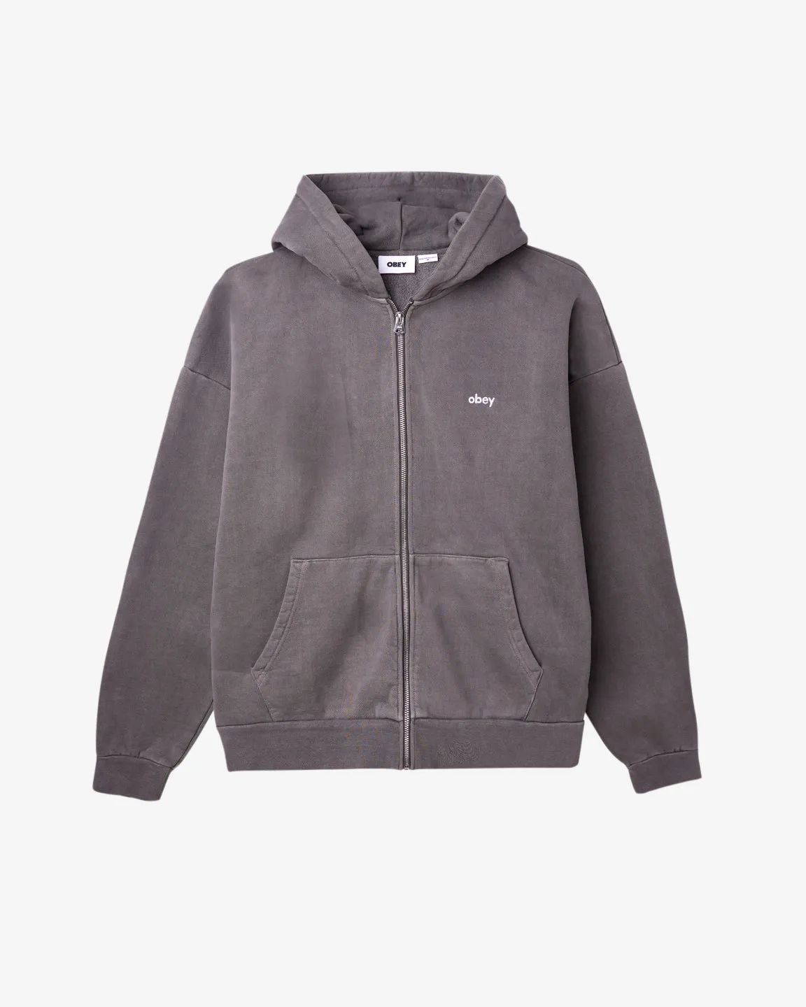 LOWERCASE PIGMENT ZIP HOOD