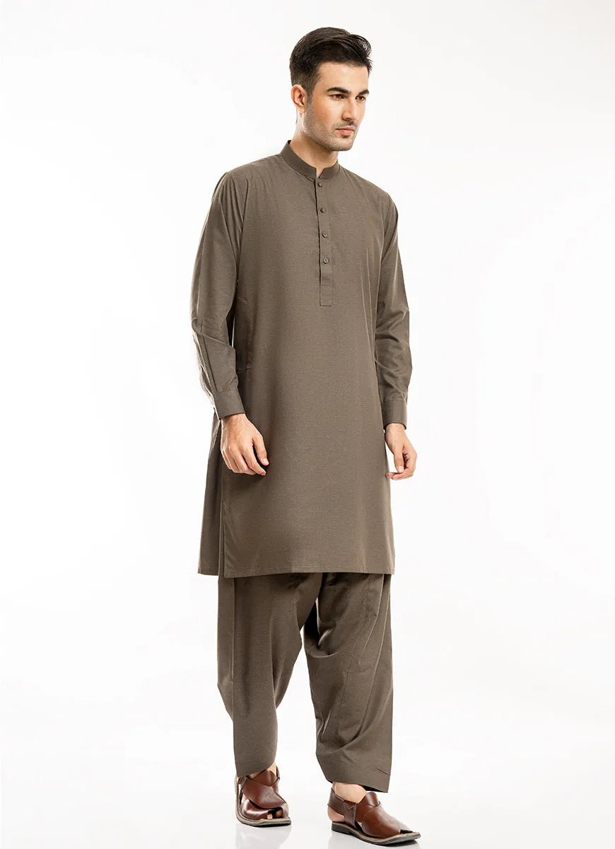 Mehndi Textured Delta Wash N Wear Shalwar Kameez Suit