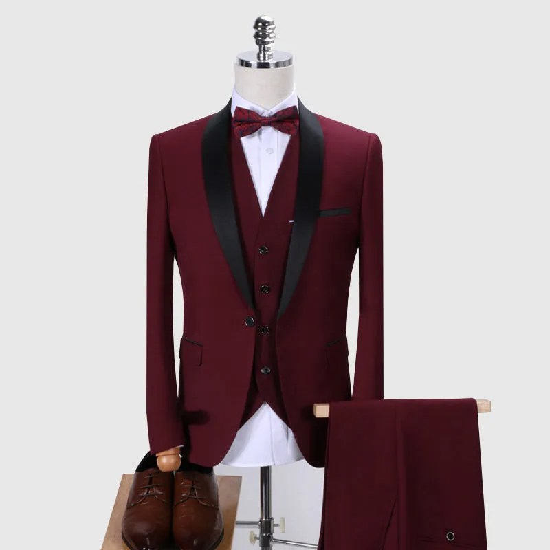 Mens Suits 3Pcs Formal Casual Slim High Quality Stylish Sets, lioness-love