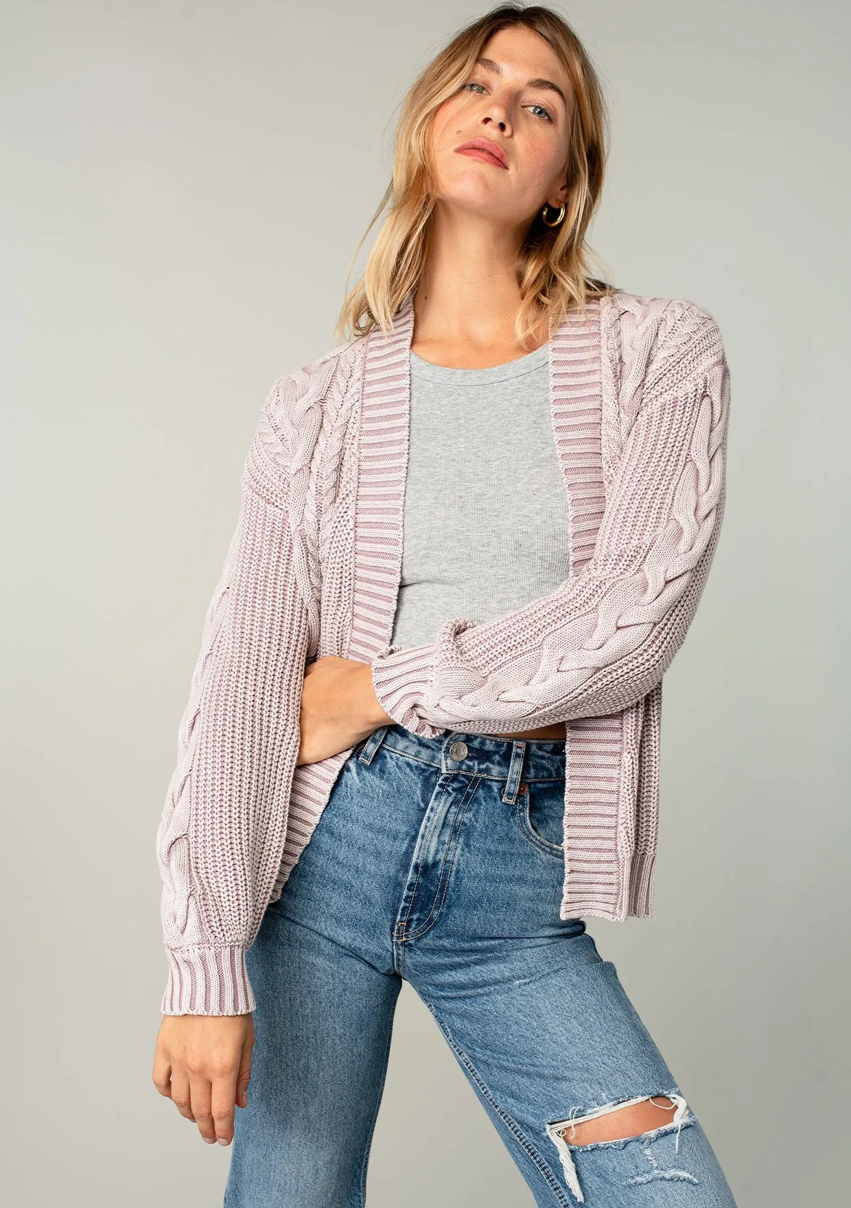 Miranda Cable Knit Cardigan