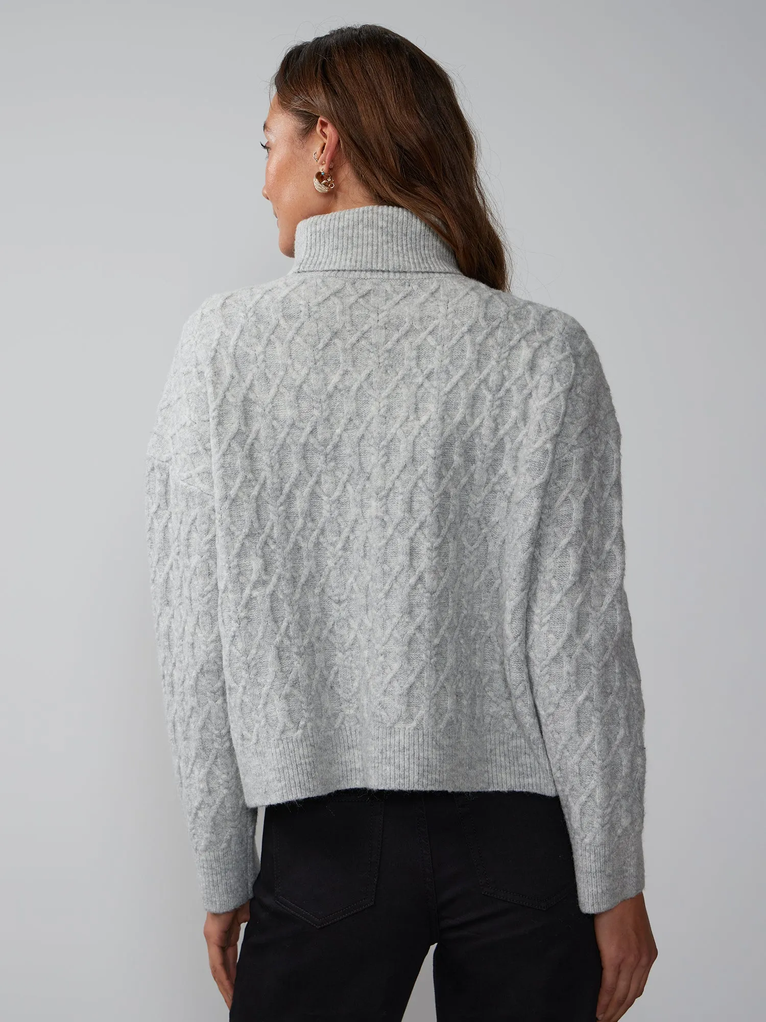 Novelty Long Sleeve Cable Knit Sweater