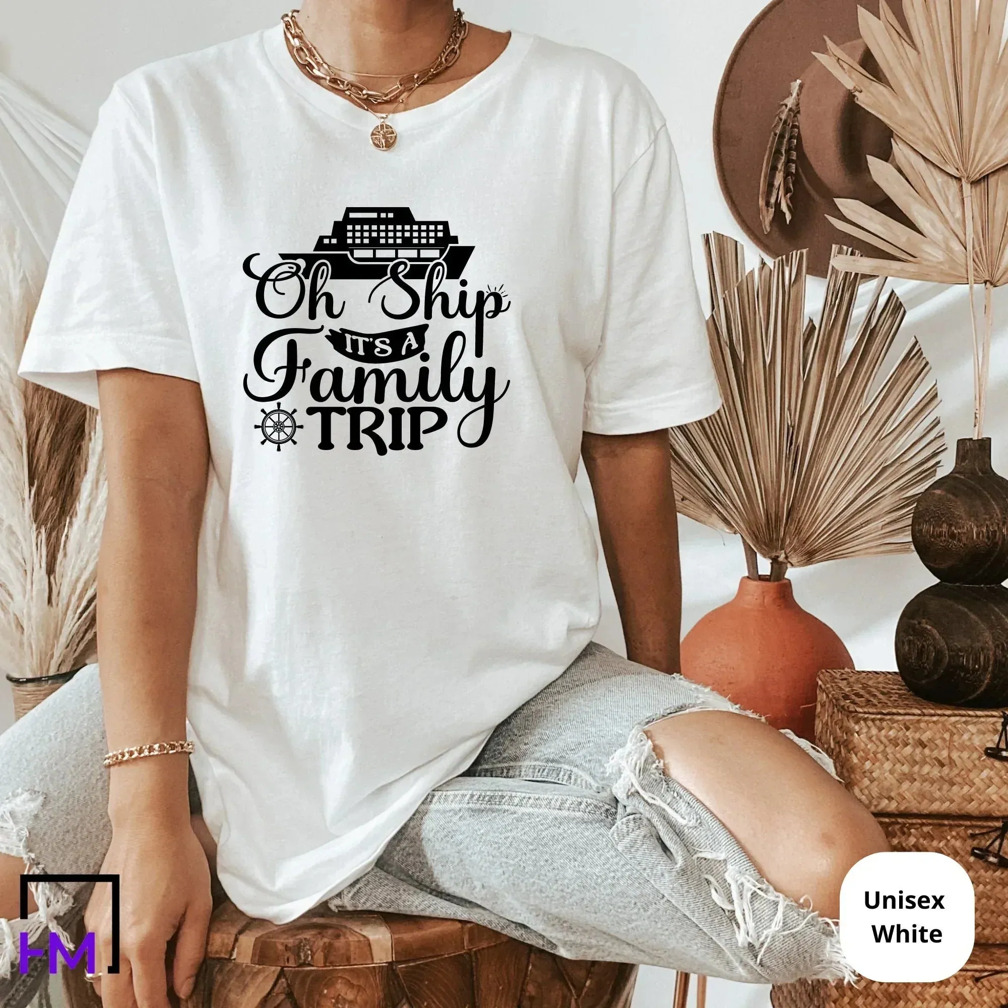 Oh Ship It's a Family Trip Cruise Shirts