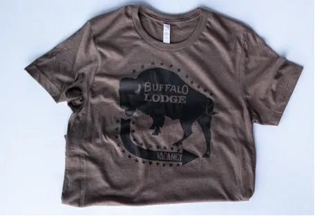 Original Cowgirl Clothing T-Shirts: Buffalo Lodge Tee