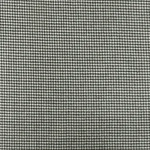 Paper White-Black Mini Houndstooth Poly Twill Woven Fabric