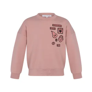 Pink Multipatch Sweatshirt