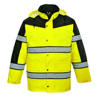 Portwest Classic Hi Viz Waterproof Two Tone Jacket - S462