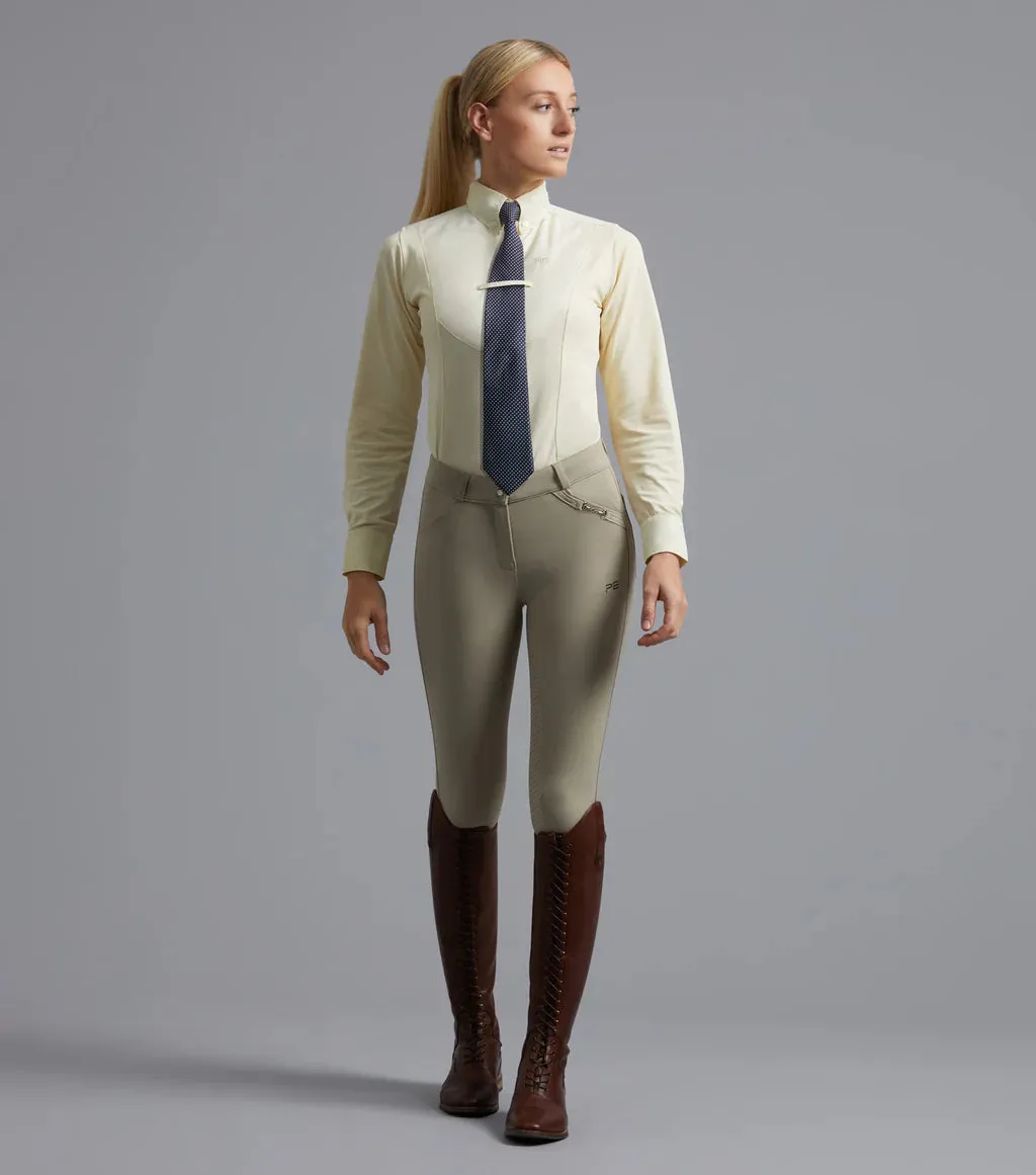 Premier Equine Tessa Ladies Long Sleeve Tie Shirt