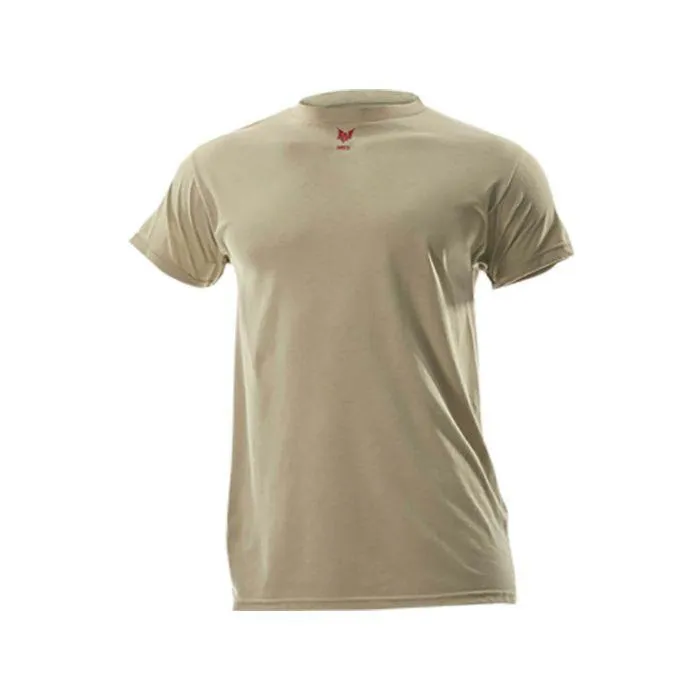 Short Sleeve T-Shirt - Fire (FR) and Arc Flash Resistant, Ribbed Collar, Lightweight Moisture-Wicking Fabric