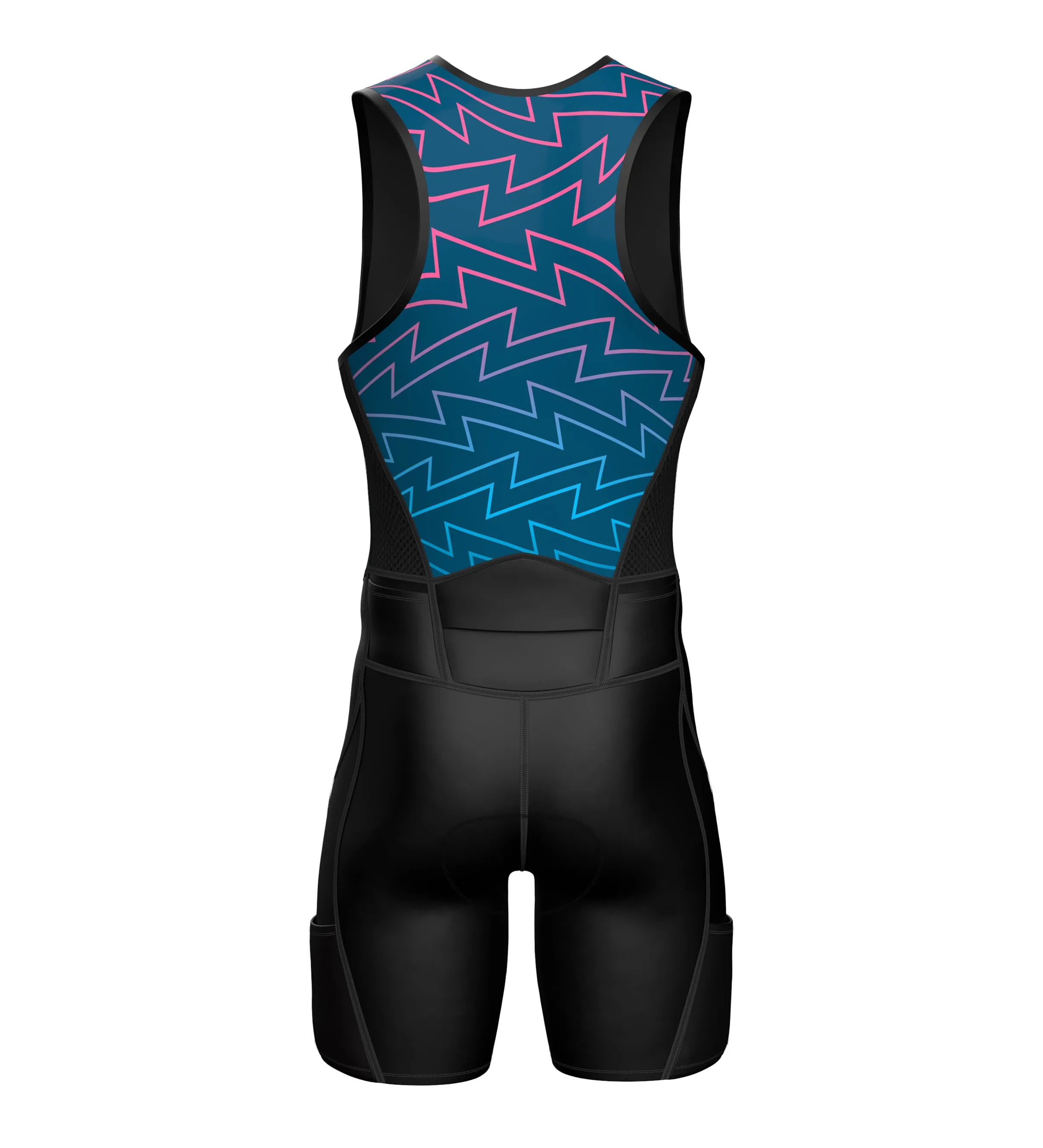 Sparx Mens Premium Triathlon Suit Padded Triathlon Tri Suit Race Suit Swim Bike Run Cycling Suit