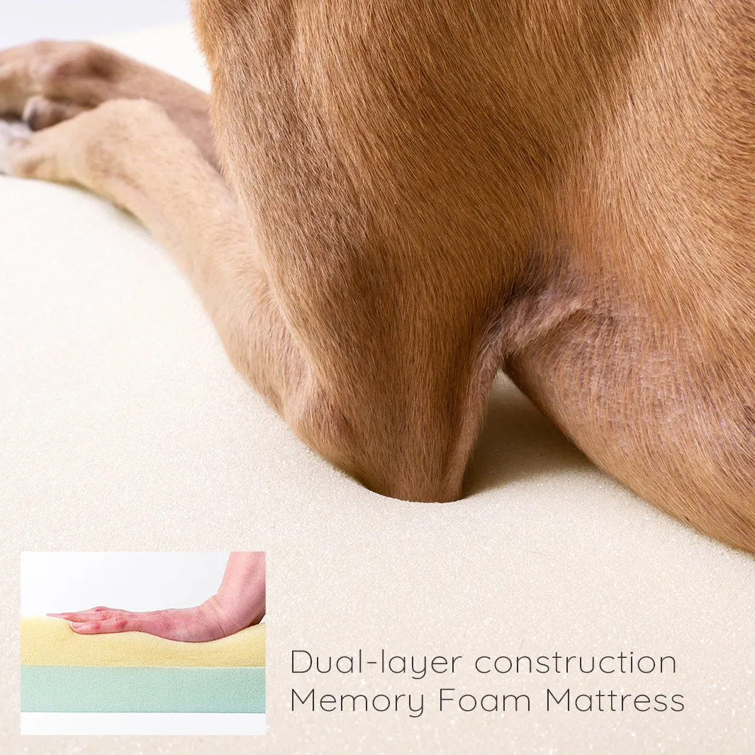 The Bliss Bolster Bed with Anti-Microbial Memory Foam Mattress