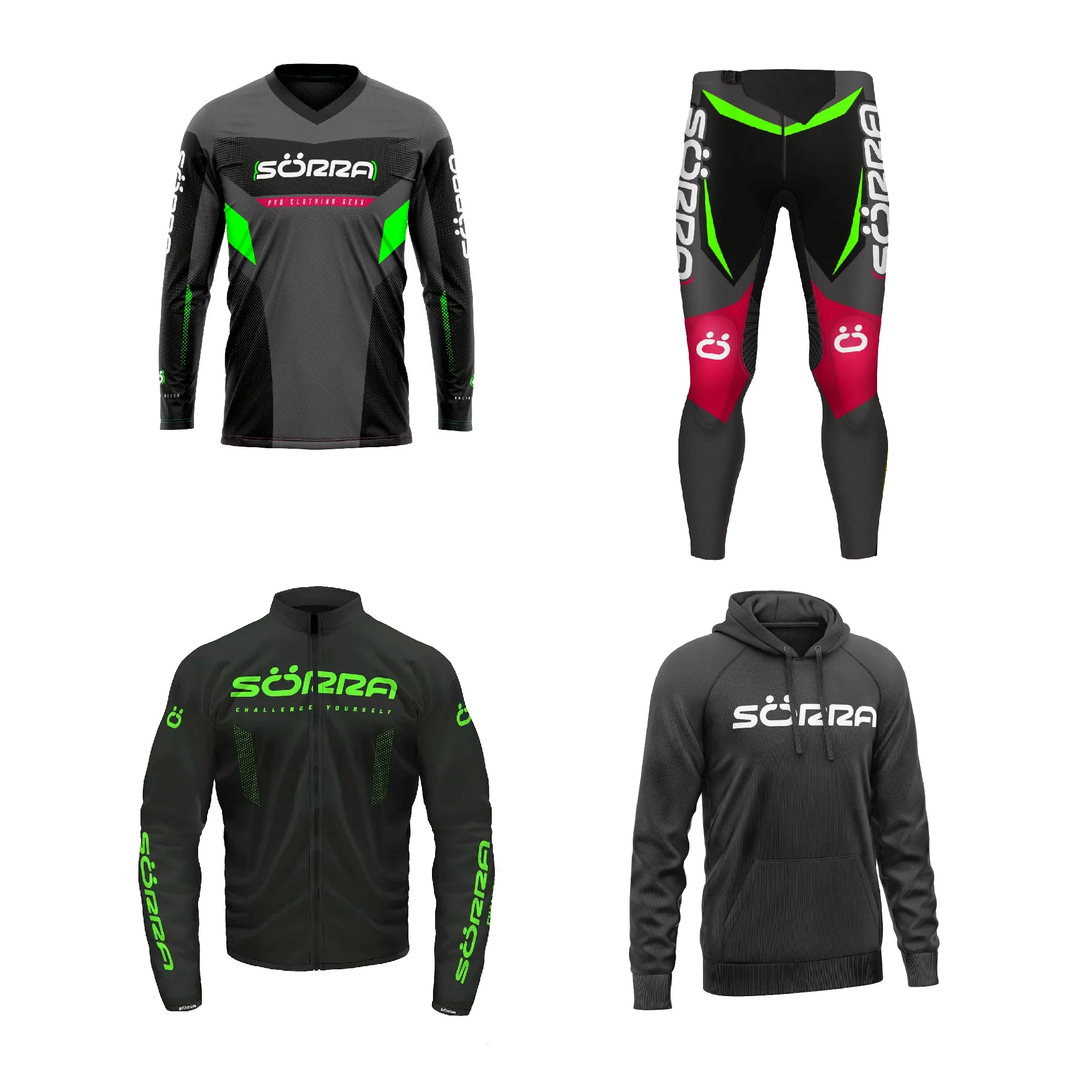 TRIAL CLOTHING SET 4 RACING   HOODIE