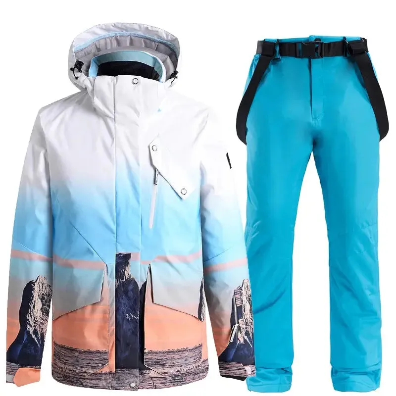 Women Snow Snowboard Jacket & Bib Pants