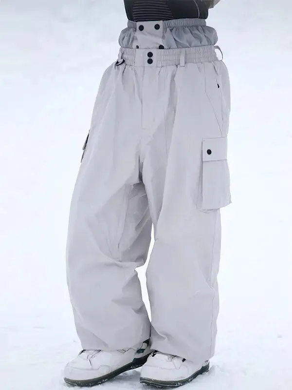 Women's Cargo Snow Pants Prime Ultimate Baggy Ski Trousers